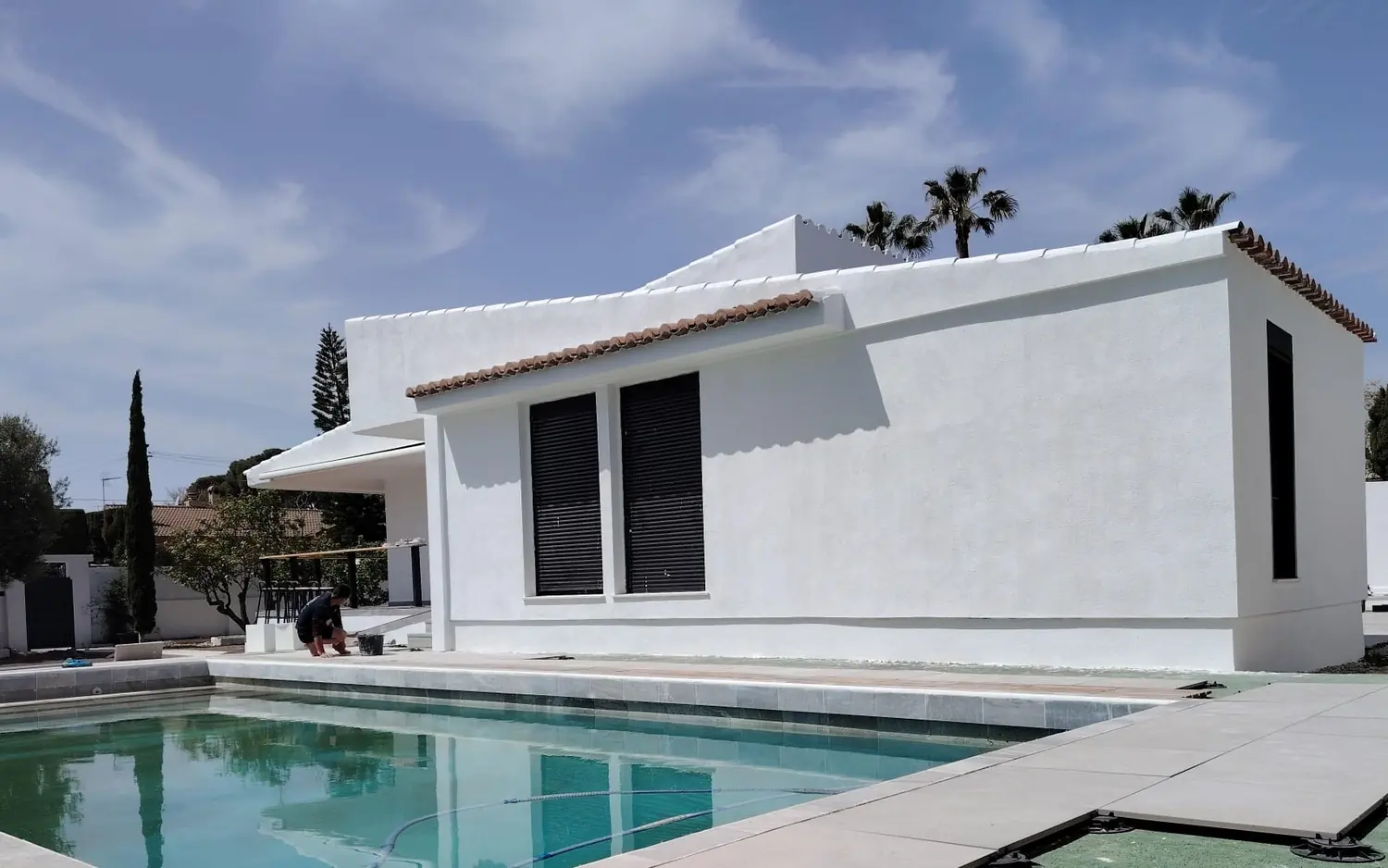 La misma vivienda tras la reforma de fachada y exteriores