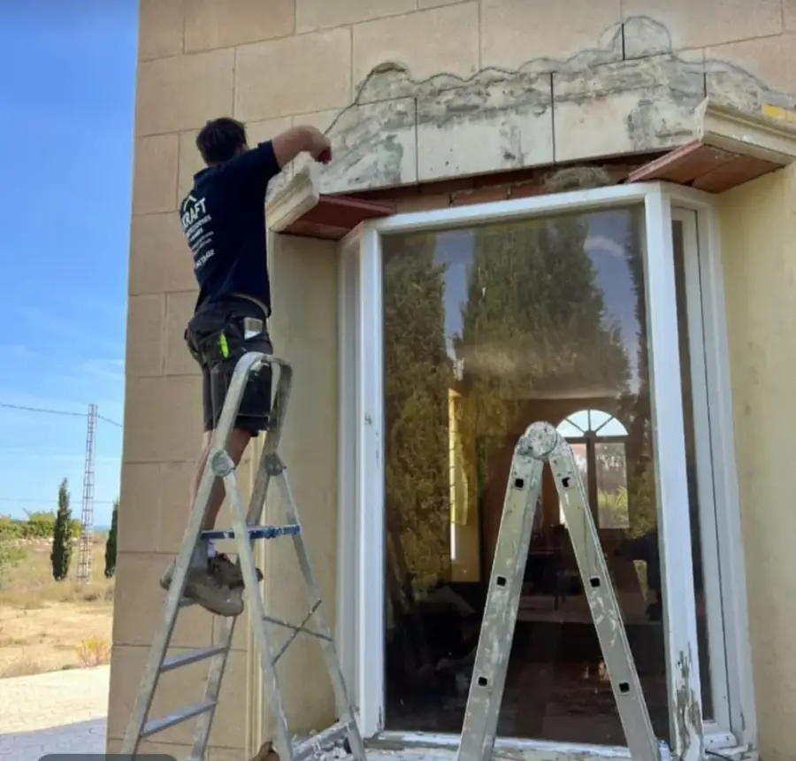 Sustitución de ventanas en una vivienda