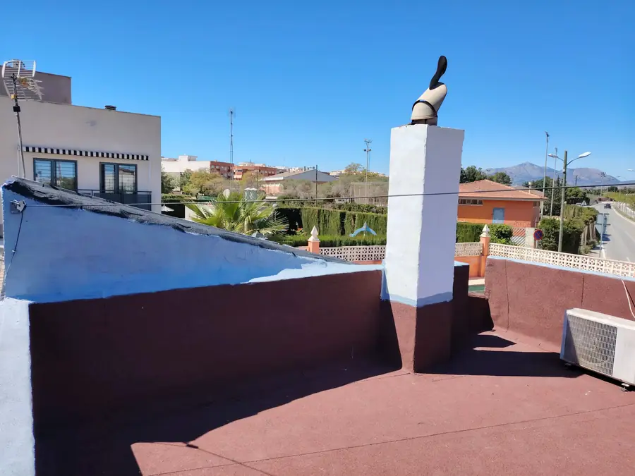 Terraza impermeabilizada con caucho fibrado